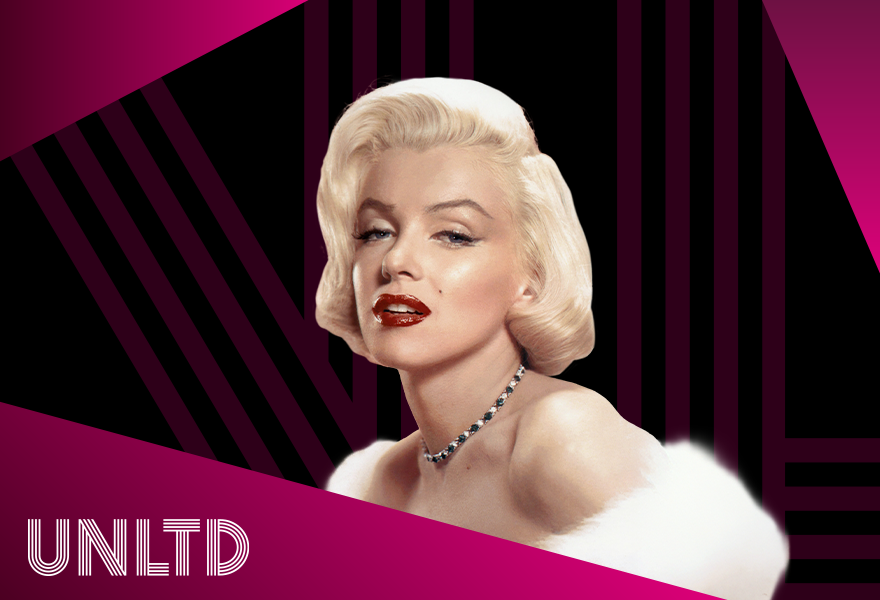 Kopfzeilenbild der Seite: „MARILYN : SOME LIKE IT HOT“