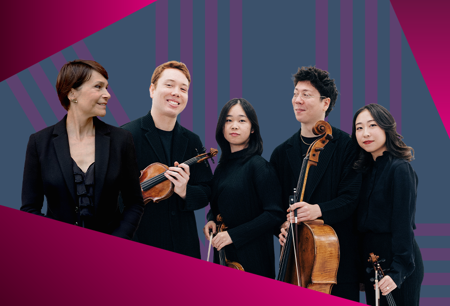 Header image of page : SANDRINE PIAU / LEONKORO QUARTET - BETWEEN WORLDS