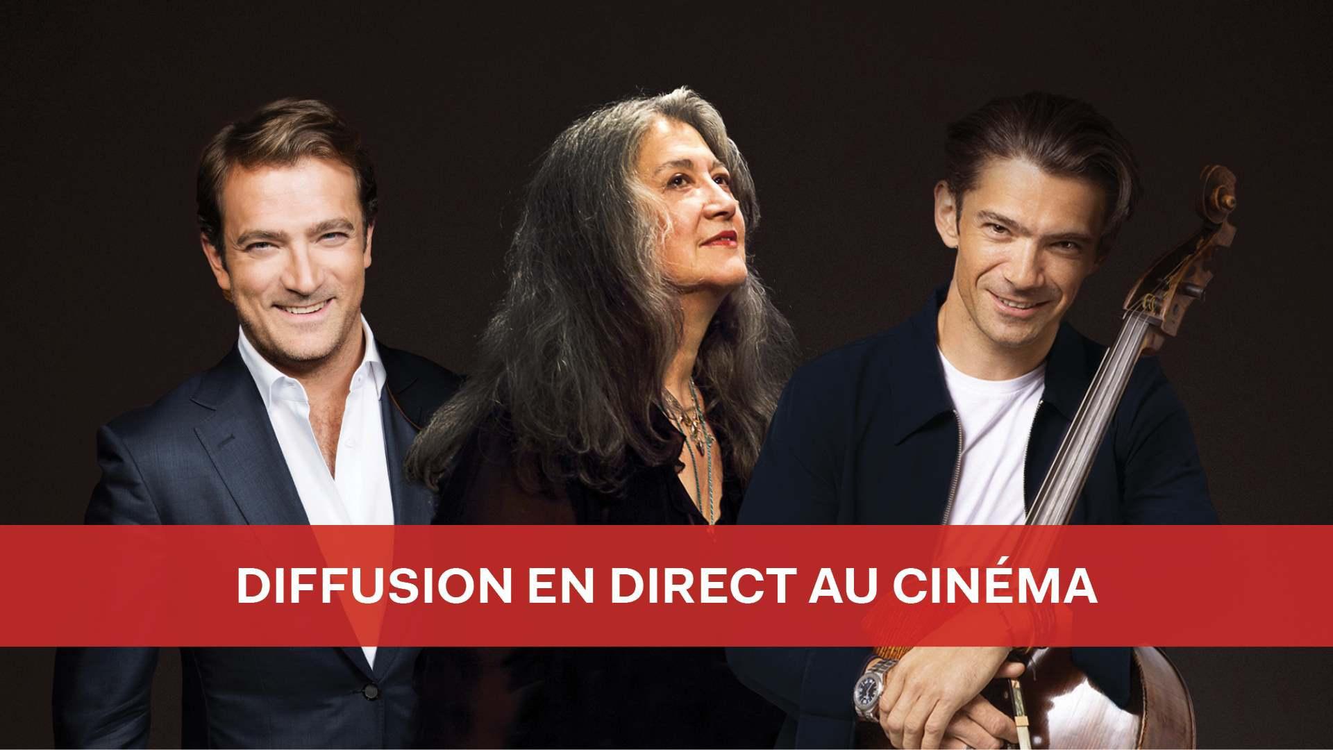 Header image of page : Cinéma: RENAUD CAPUÇON / GAUTIER CAPUÇON / MARTHA ARGERICH