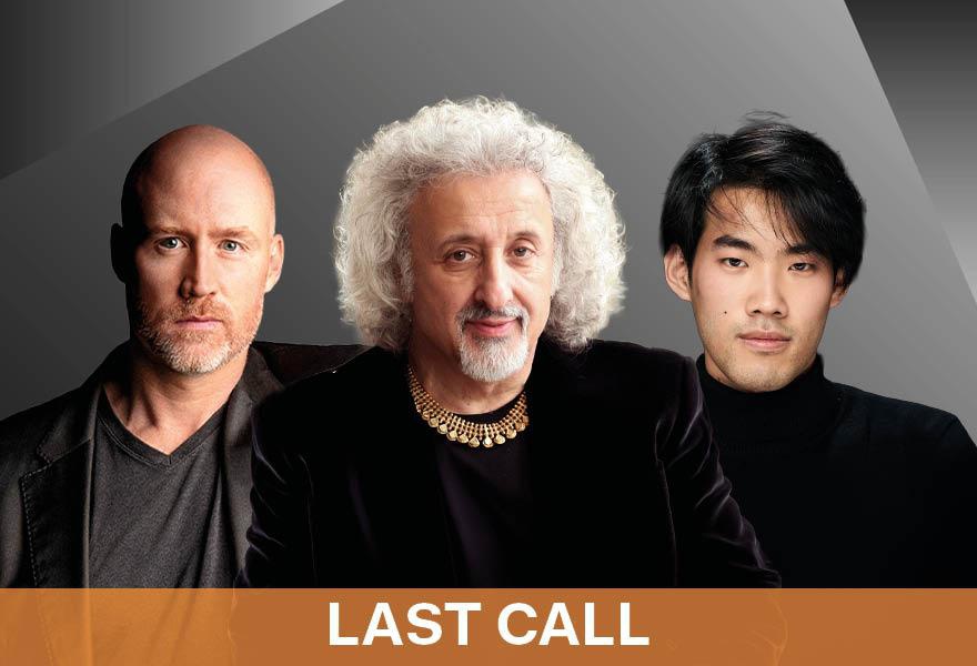 Header image of page : AUGUSTIN DUMAY / AMIRA ABOUZAHRA / MISCHA MAISKY / BRUCE LIU