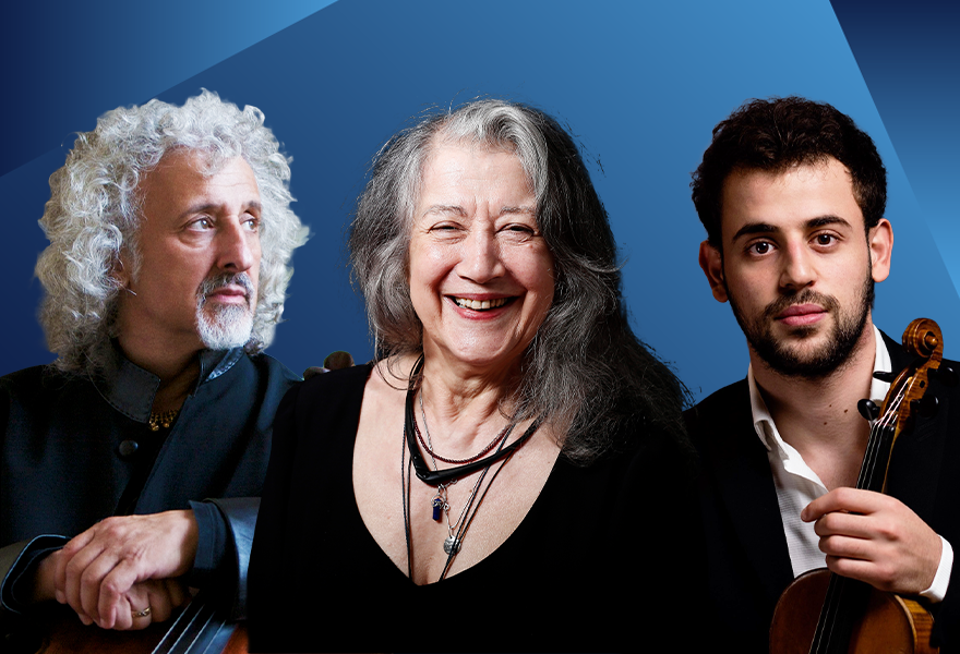 Immagine di intestazione della pagina:  YAMEN SAADI / MISCHA MAISKY / MARTHA ARGERICH