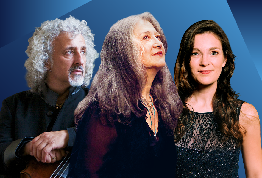 Immagine di intestazione della pagina:  JANINE JANSEN / MISCHA MAISKY /  MARTHA ARGERICH
