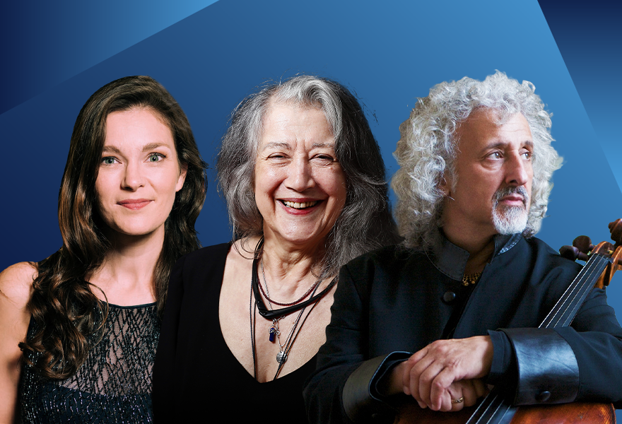 Header image of page : JANINE JANSEN / MISCHA MAISKY /  MARTHA ARGERICH