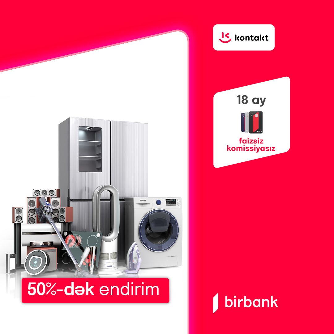 Kontakt Home-da 50%-dək endirim