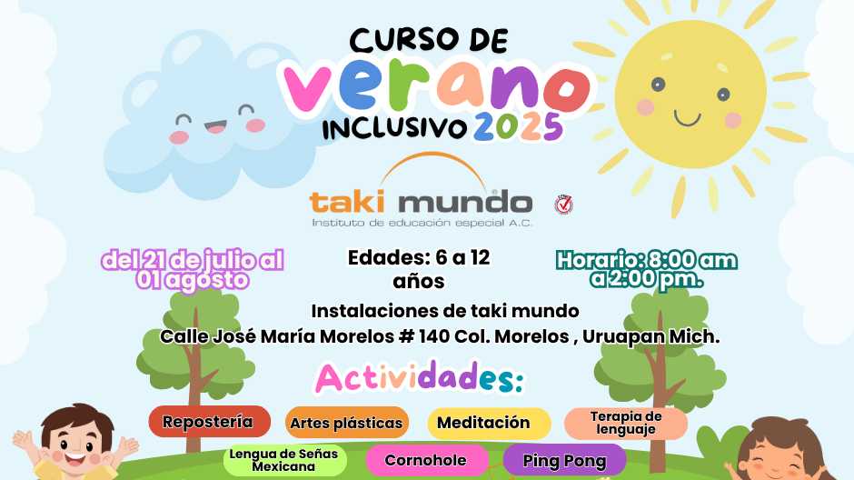Curso de Verano Inclusivo 2025 taki mundo