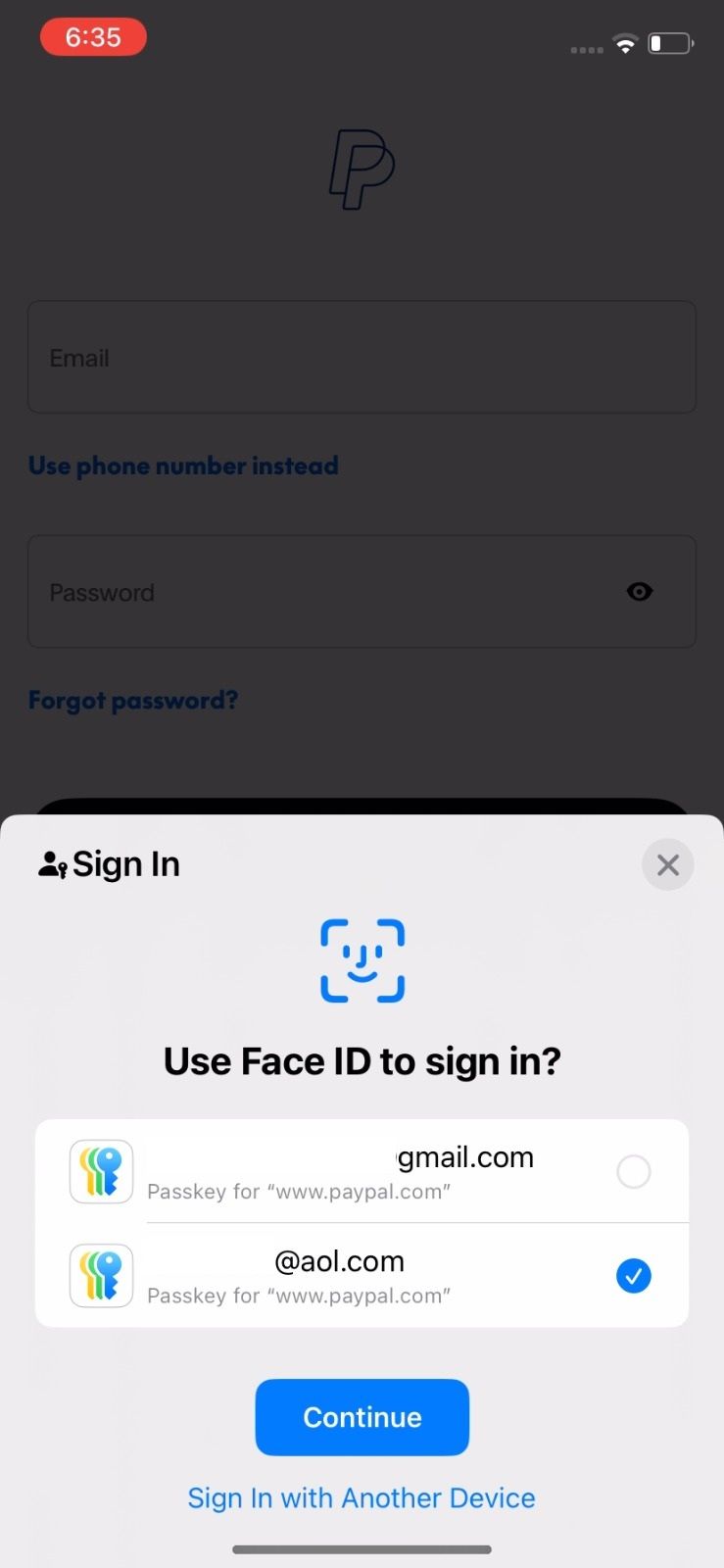 PayPalのパスキー：PayPalに学ぶパスキー実装