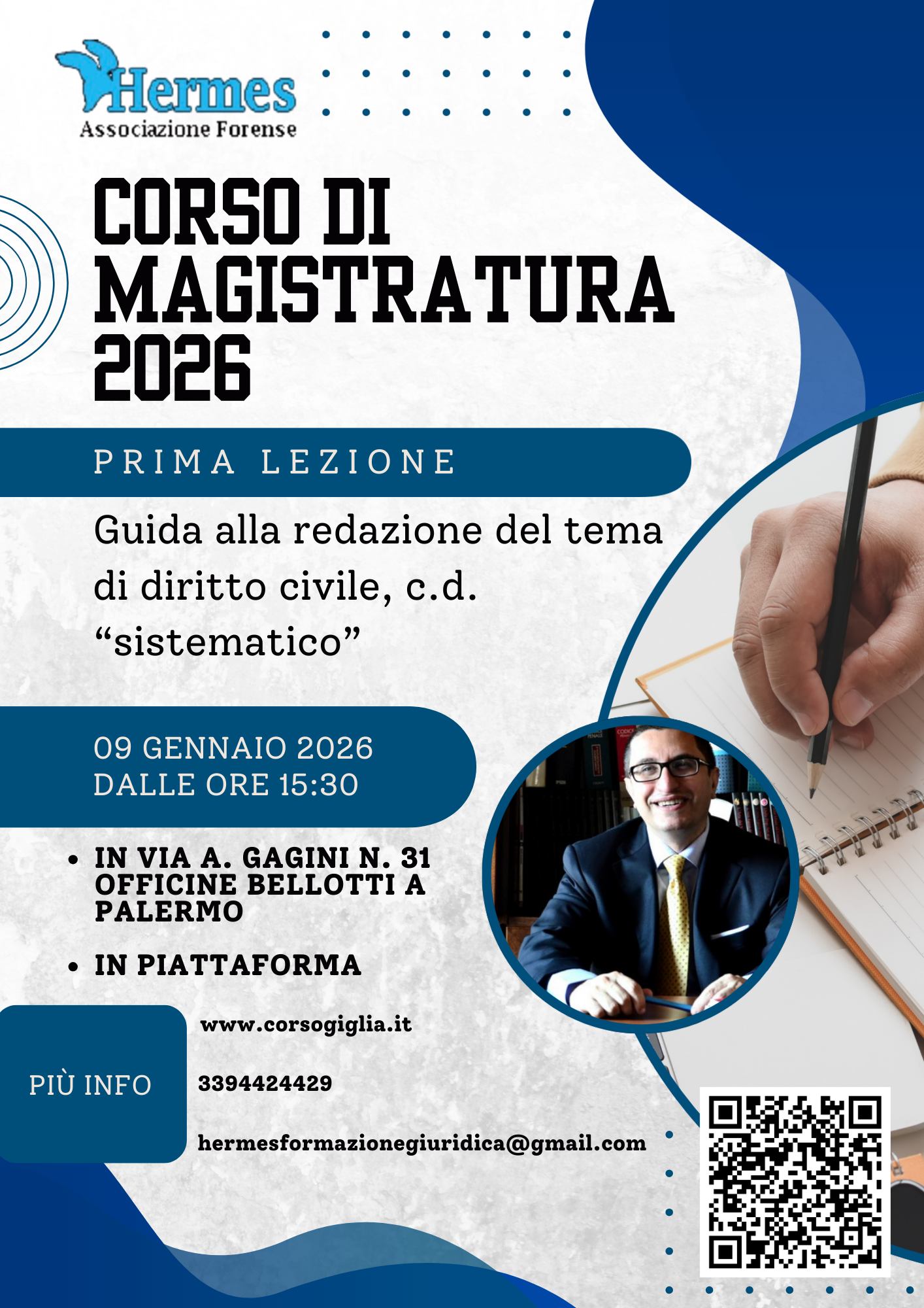 PRIMA LEZIONE DEL CORSO DI MAGISTRATURA 2026