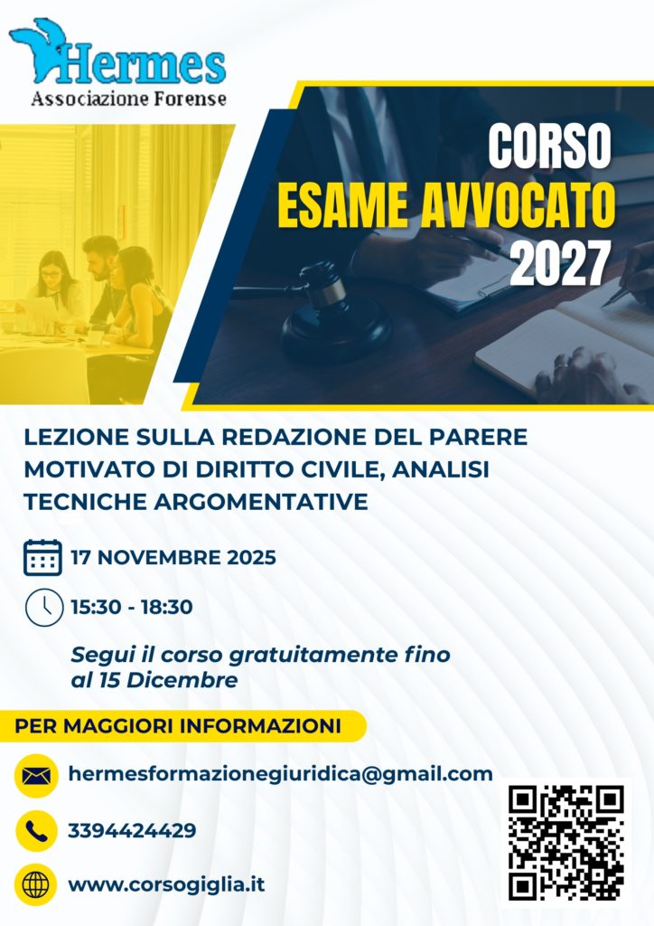 Lezione sulla Redazione del Parere Motivato di Diritto Civile e Analisi delle Tecniche Argomentative