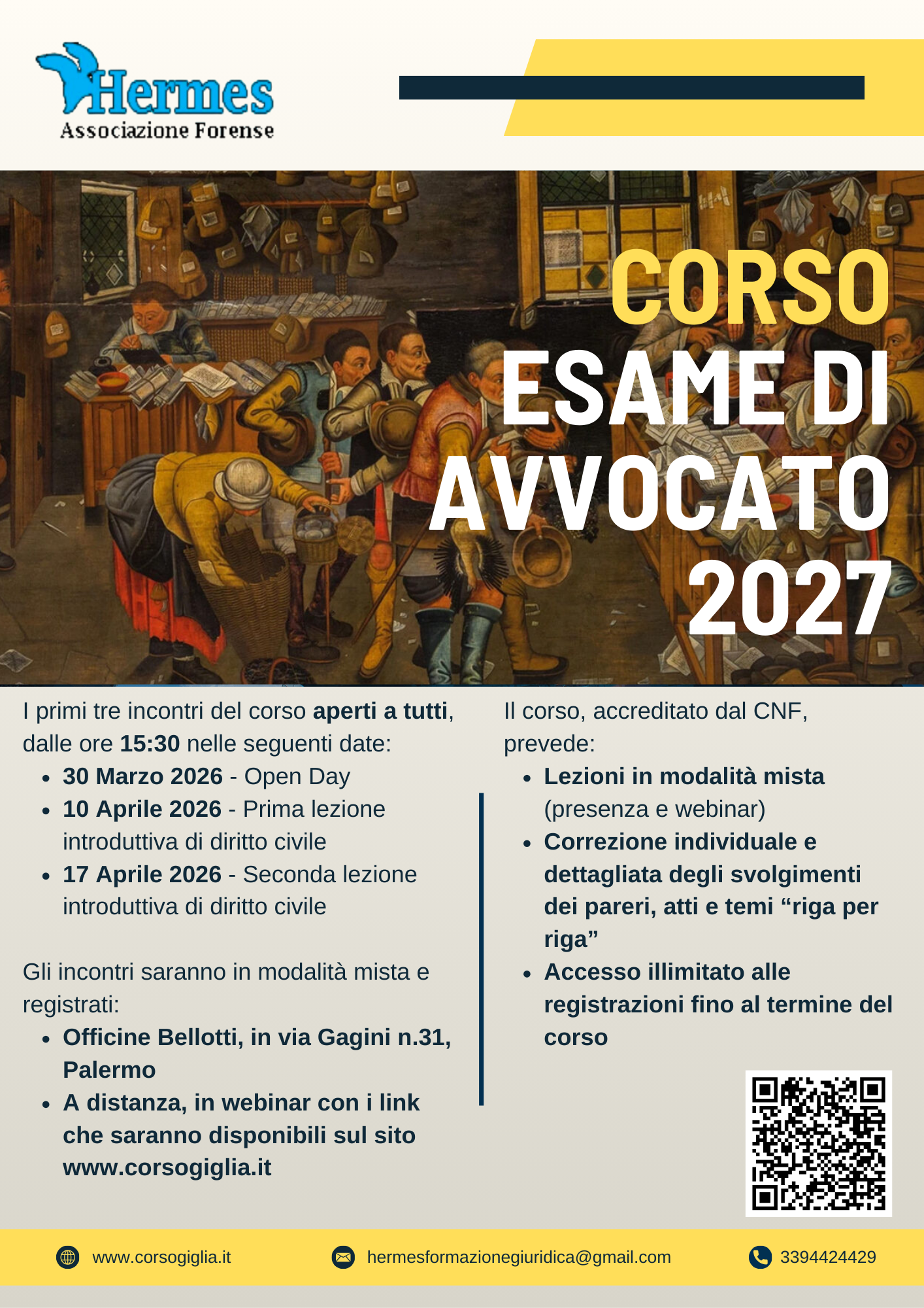 OPEN DAY CORSO ESAME DI AVVOCATO MAGGIO 2026 - DICEMBRE 2027
