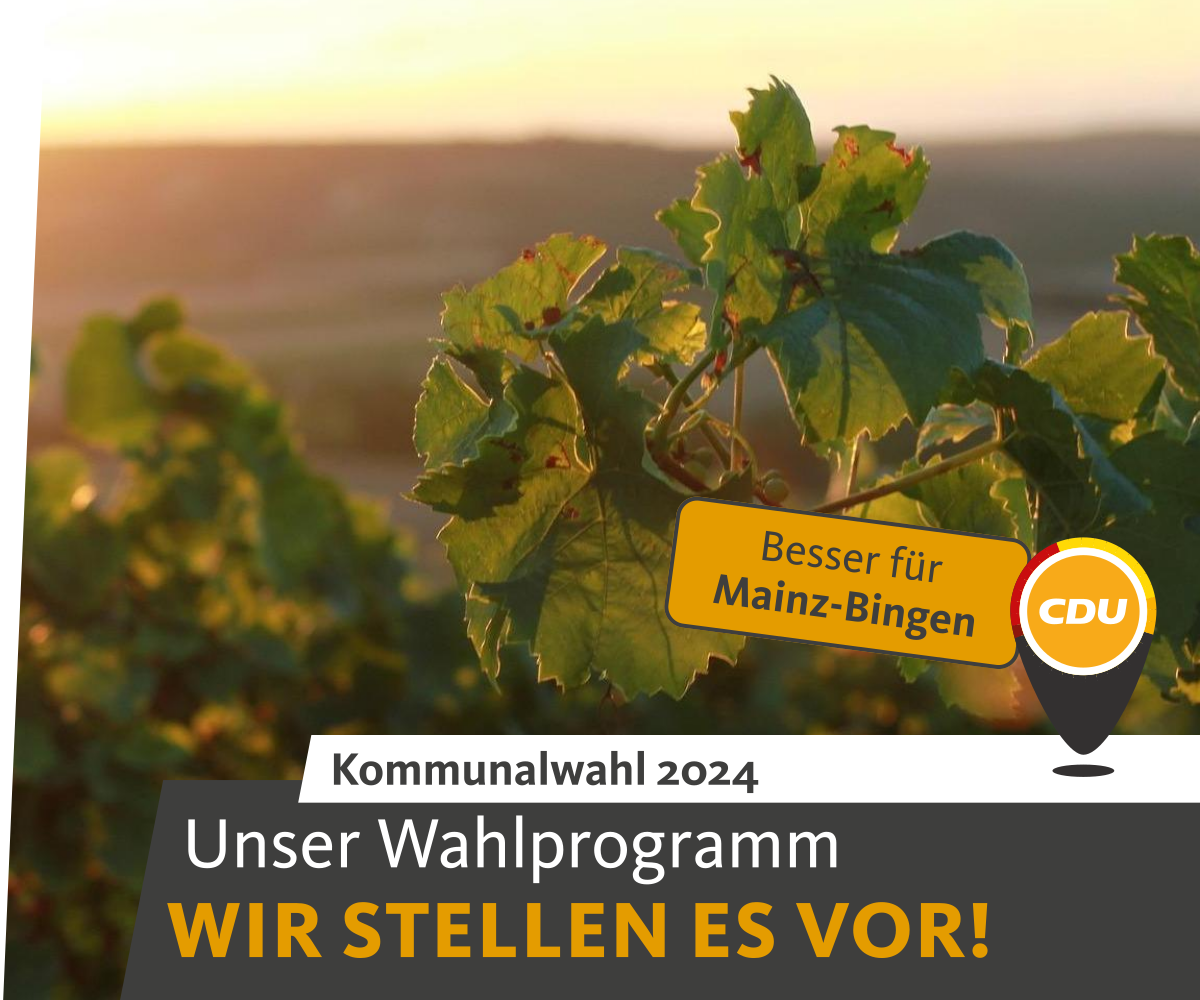 Wir stellen unser Wahlprogramm vor