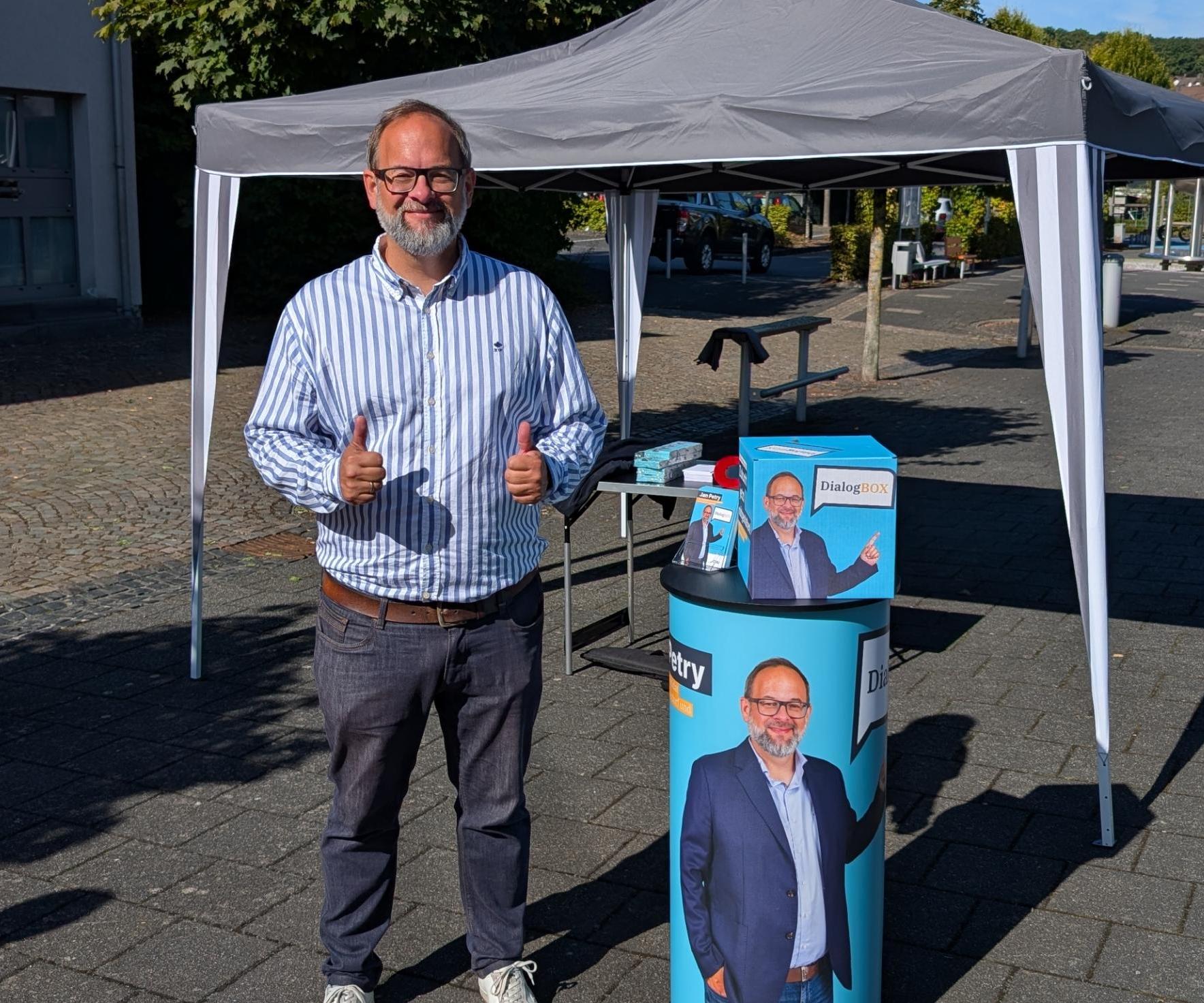 Infostand in Puderbach, 06.09.2025
