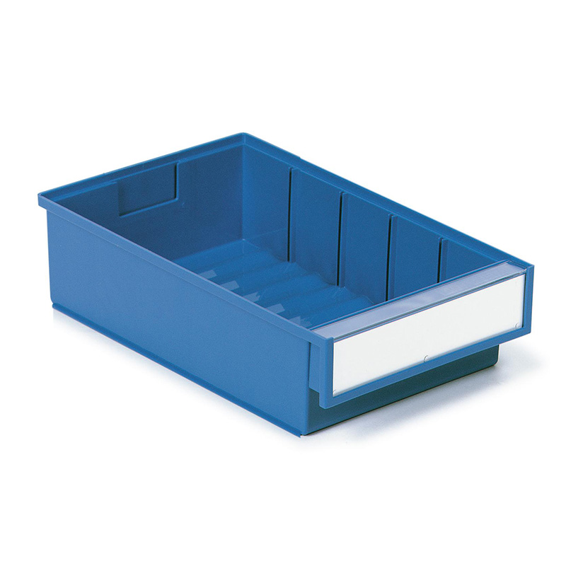 Coloured Shelf Bins - 82mm(h) x 186mm(w) x 300mm(d)