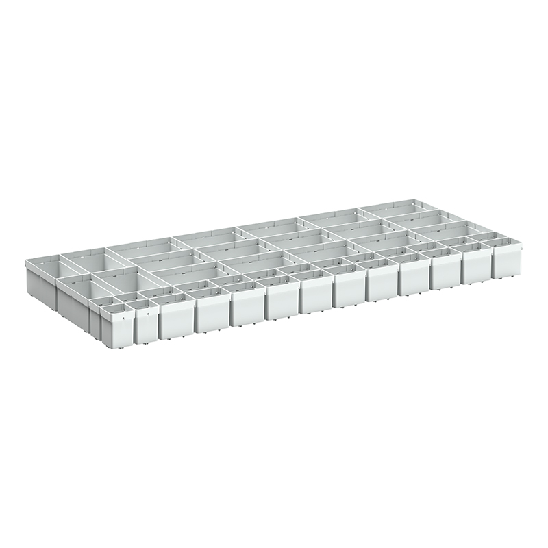 Cubio Plastic Box Kit for 100+mm Drawers - 45 Boxes
