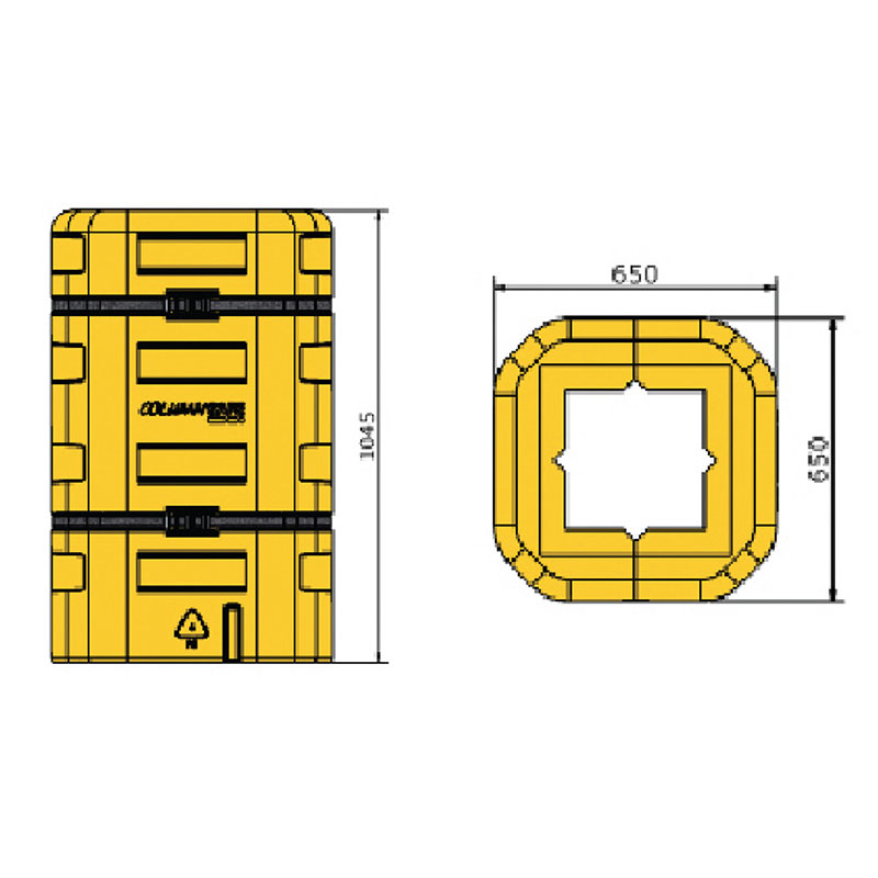 Polywrap Column Protectors