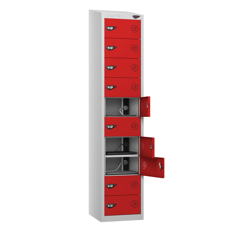 POWER 10 Tier Laptop Charging Lockers