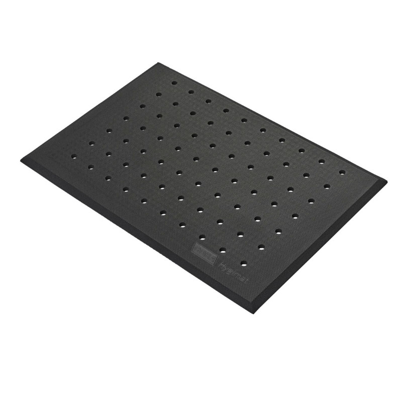 Hygimat Holed Surface Anti-Fatigue Mats - Black