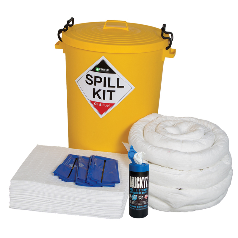 Workshop Spill Kit - Oil & Fuel - 90 Litre