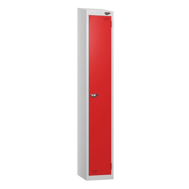 PRIME 1 Tier Steel Lockers - Sloping Top – 300(w) x 450(d)mm