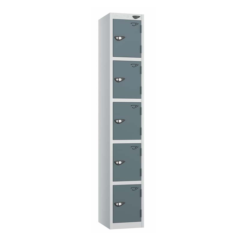 PRIME 5 Tier Steel Lockers - Flat Top – 380(w) x 380(d)mm