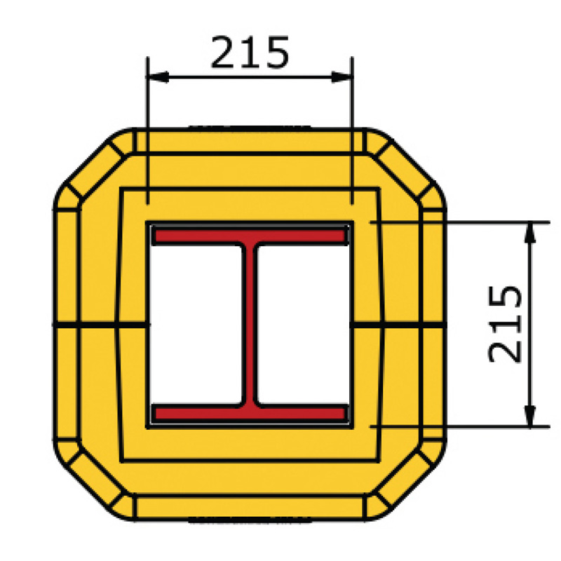 Polywrap Space Saver Column Protectors