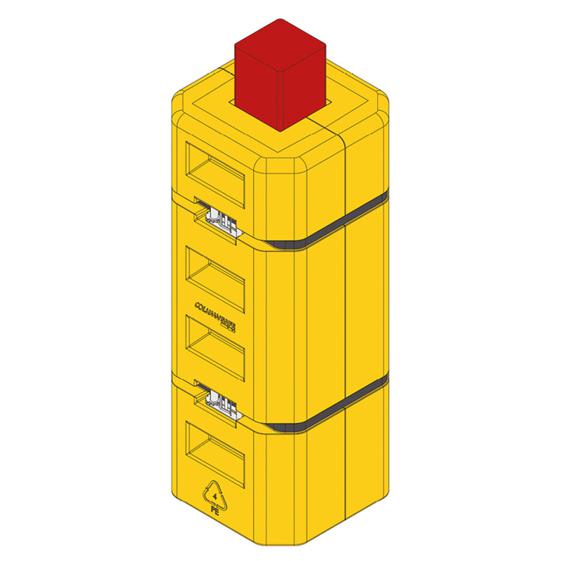 Polywrap Space Saver Column Protectors