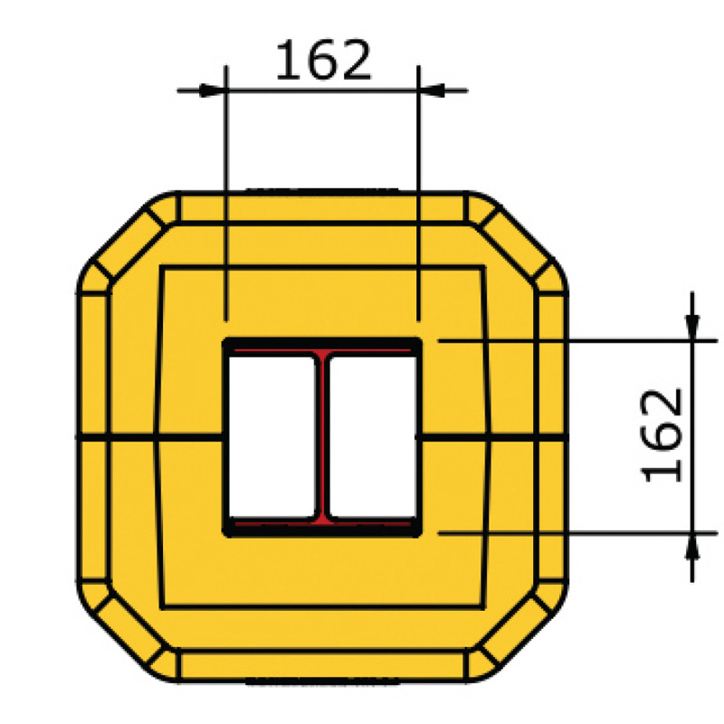 Polywrap Space Saver Column Protectors