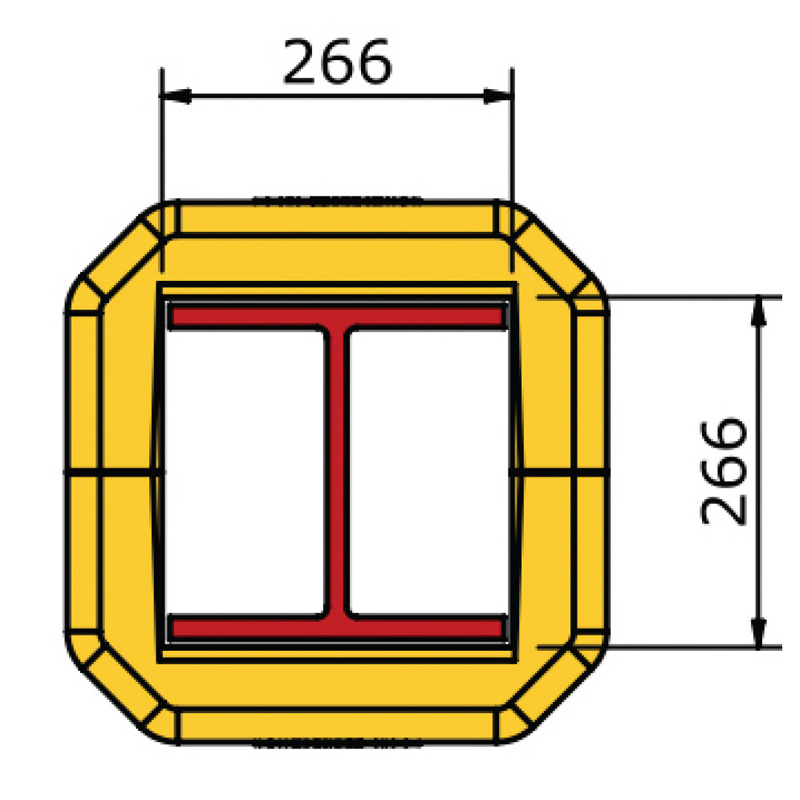 Polywrap Space Saver Column Protectors
