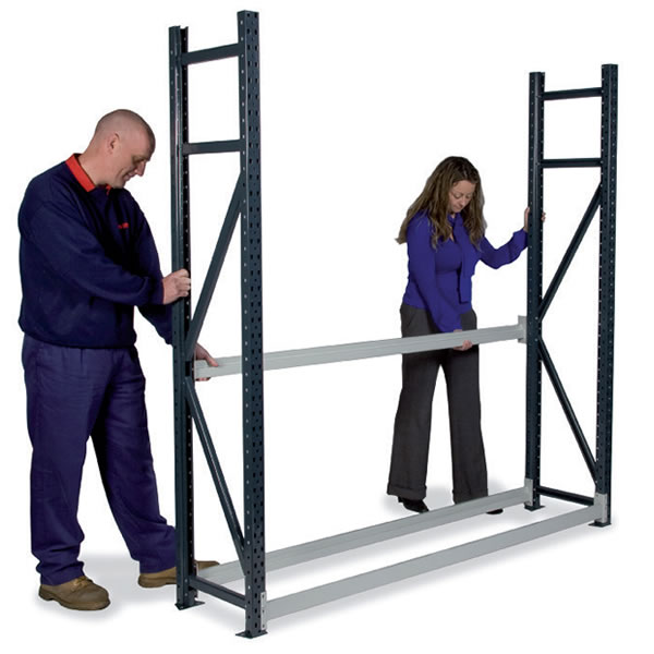 Dexion Longspan Shelving, 600mm Deep, 3 Chipboard Shelves