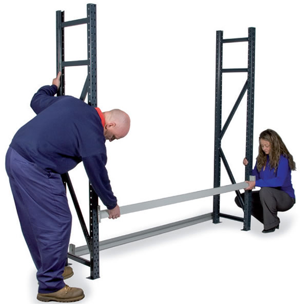 Dexion Longspan Shelving, 600mm Deep, 3 Chipboard Shelves