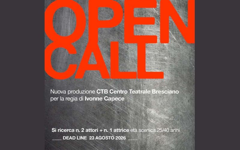 CALL PER ATTORI E ATTRICI nuova produzione regia Ivonne Capece
