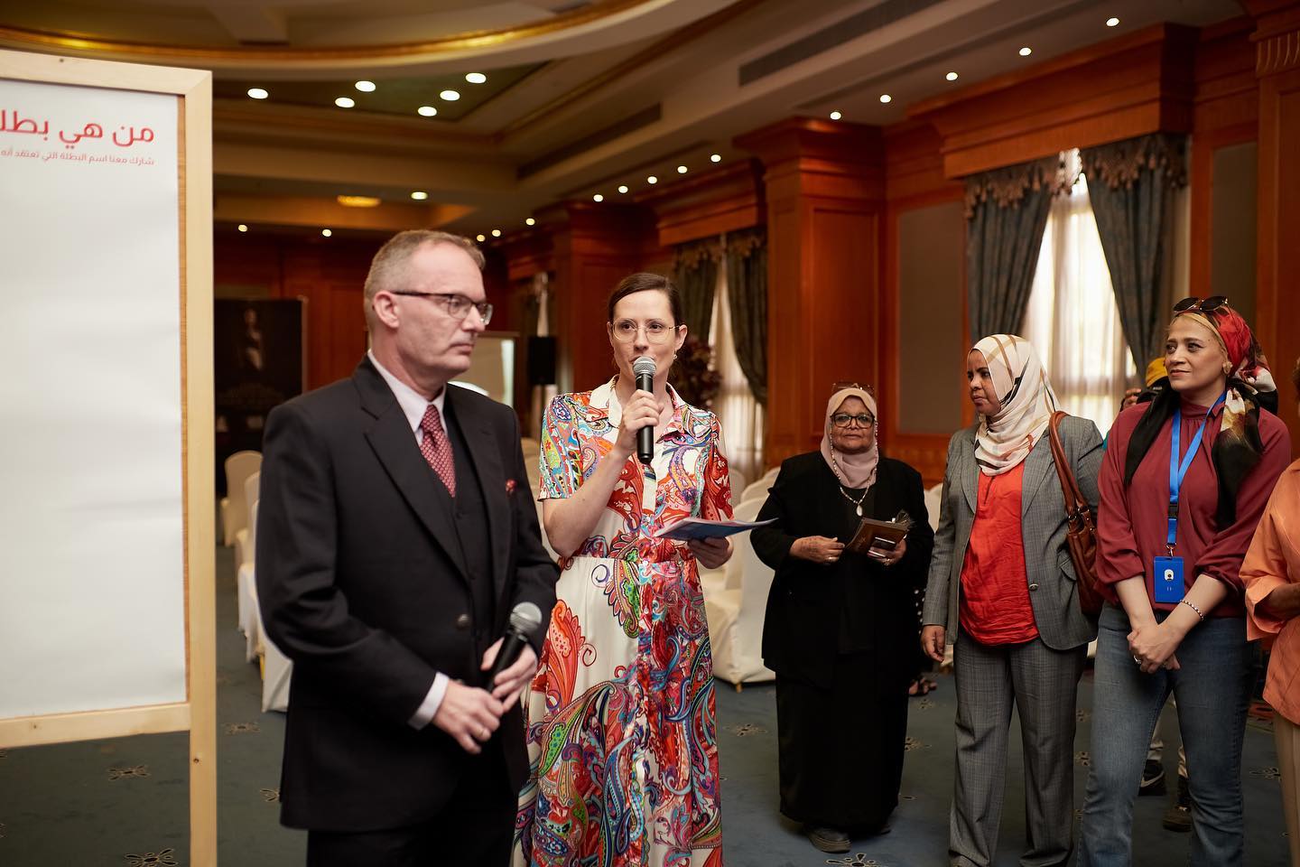 Czech and Egyptian heroines in Aswan