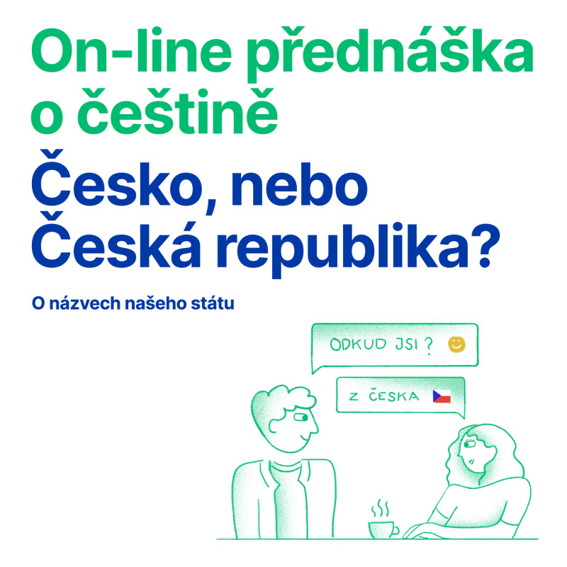 On-line přednáška o češtině: Česko, nebo Česká republika?