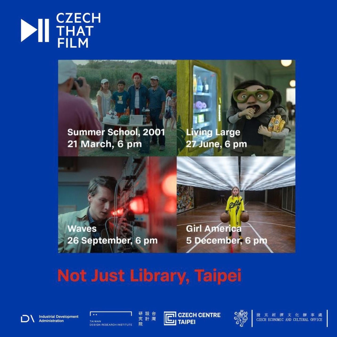 Festival českých filmů Czech That Film poprvé na Tchaj-wanu