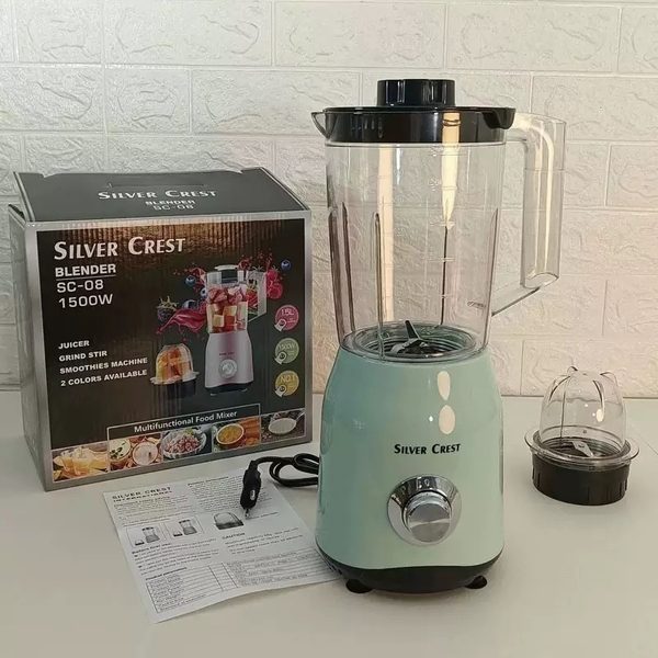 خلاط كهربائي Silver Crest 1500 وات مع مطحنة