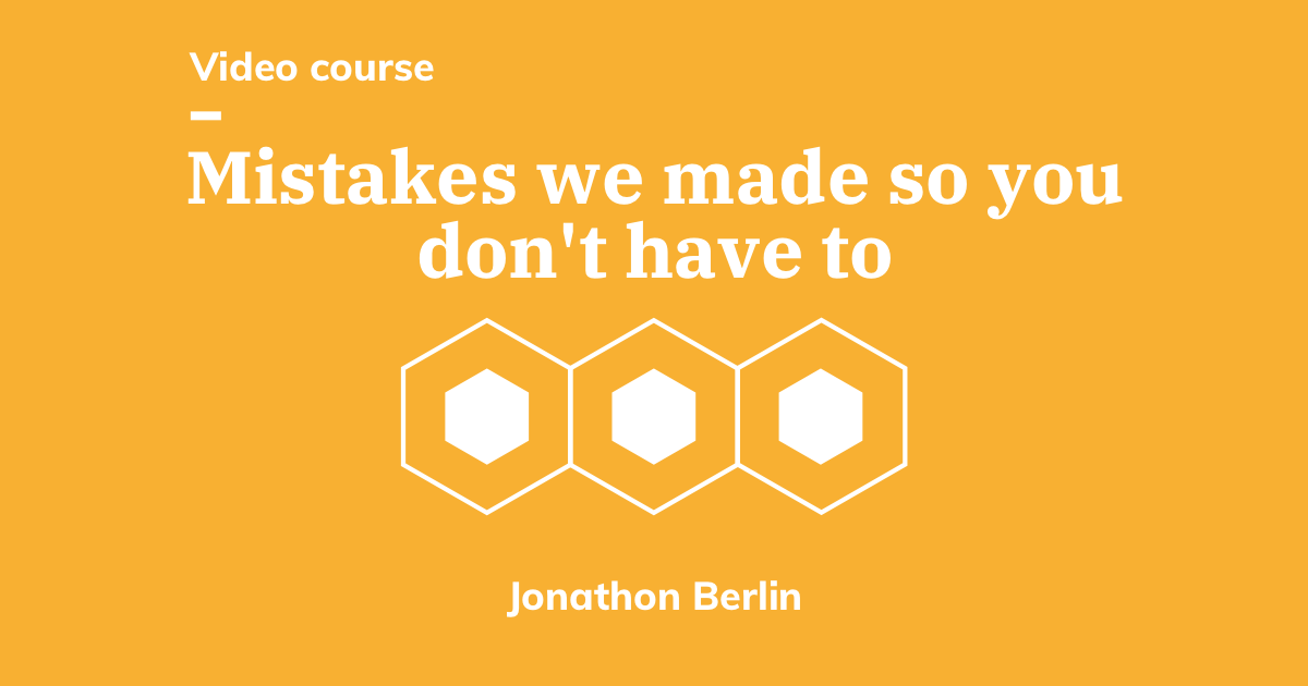 Video course: Mistakes We Made So You Don't Have… | DataJournalism.com