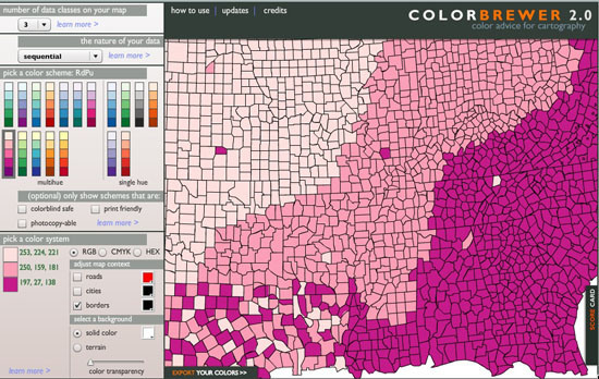 Figure 108. Color brewer