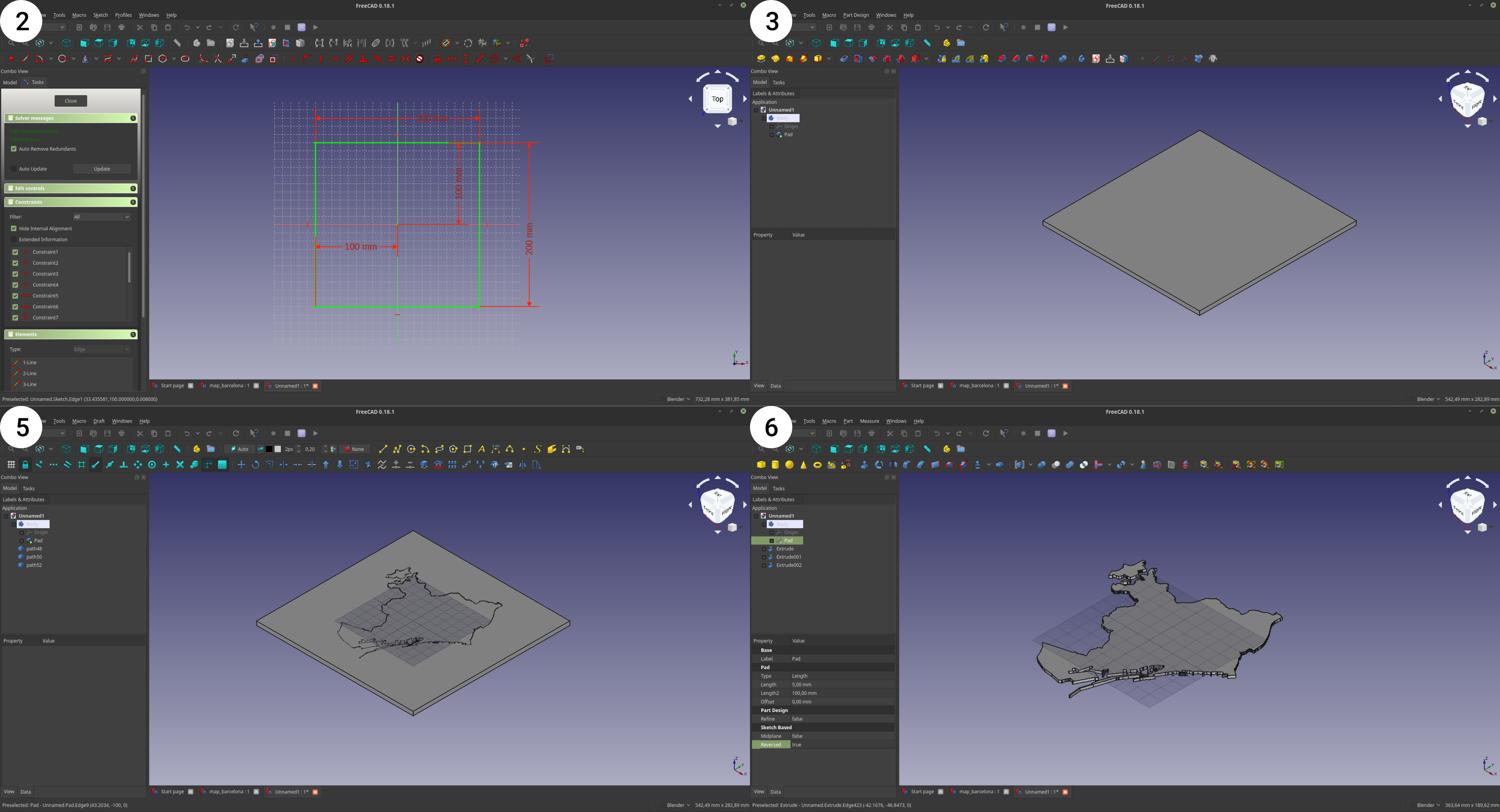 11 3d model base steps