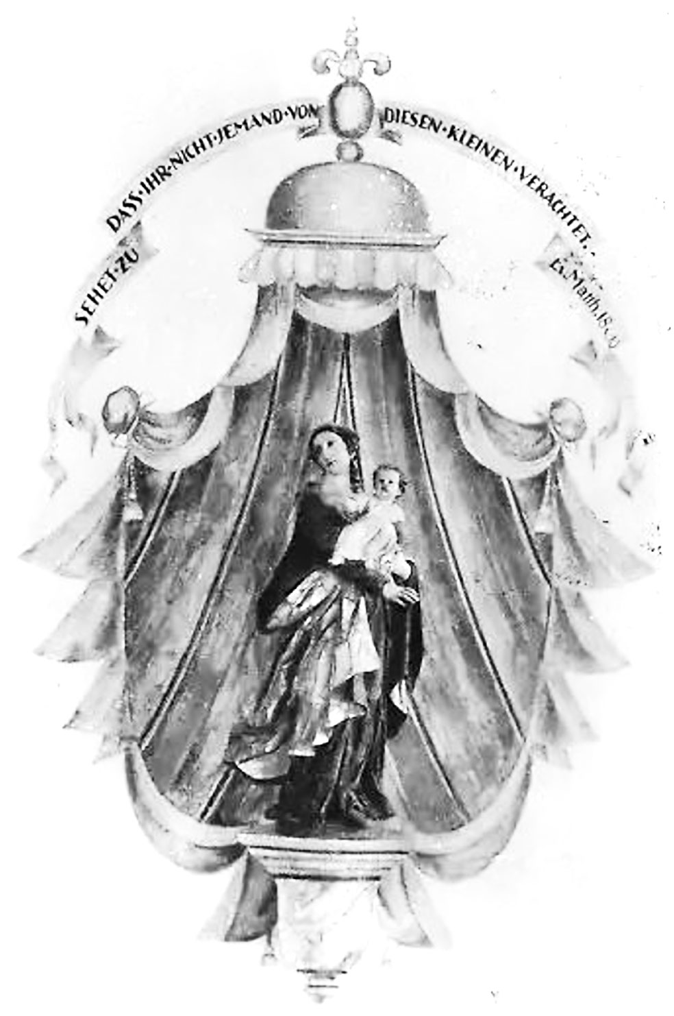 Historisches Marienbild