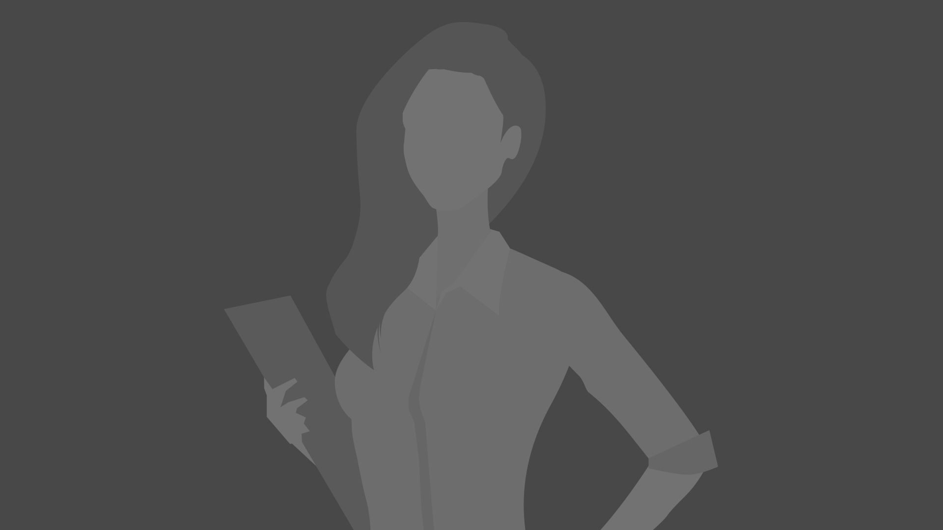 Business woman dark landscape background