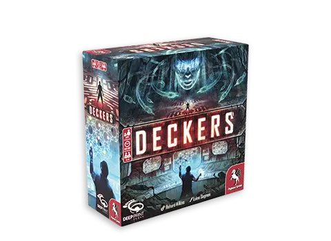 Product graphics for the board game Deckers