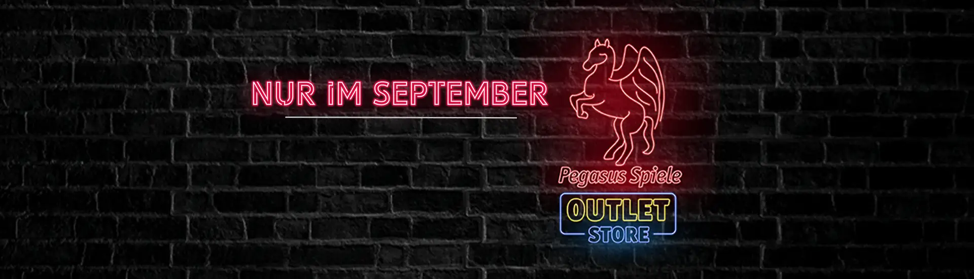 Nur im September im Pegasus Spiele Outlet-Store