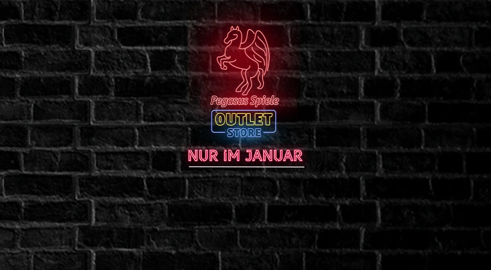 Nur im Januar im Pegasus Spiele Outlet-Store
