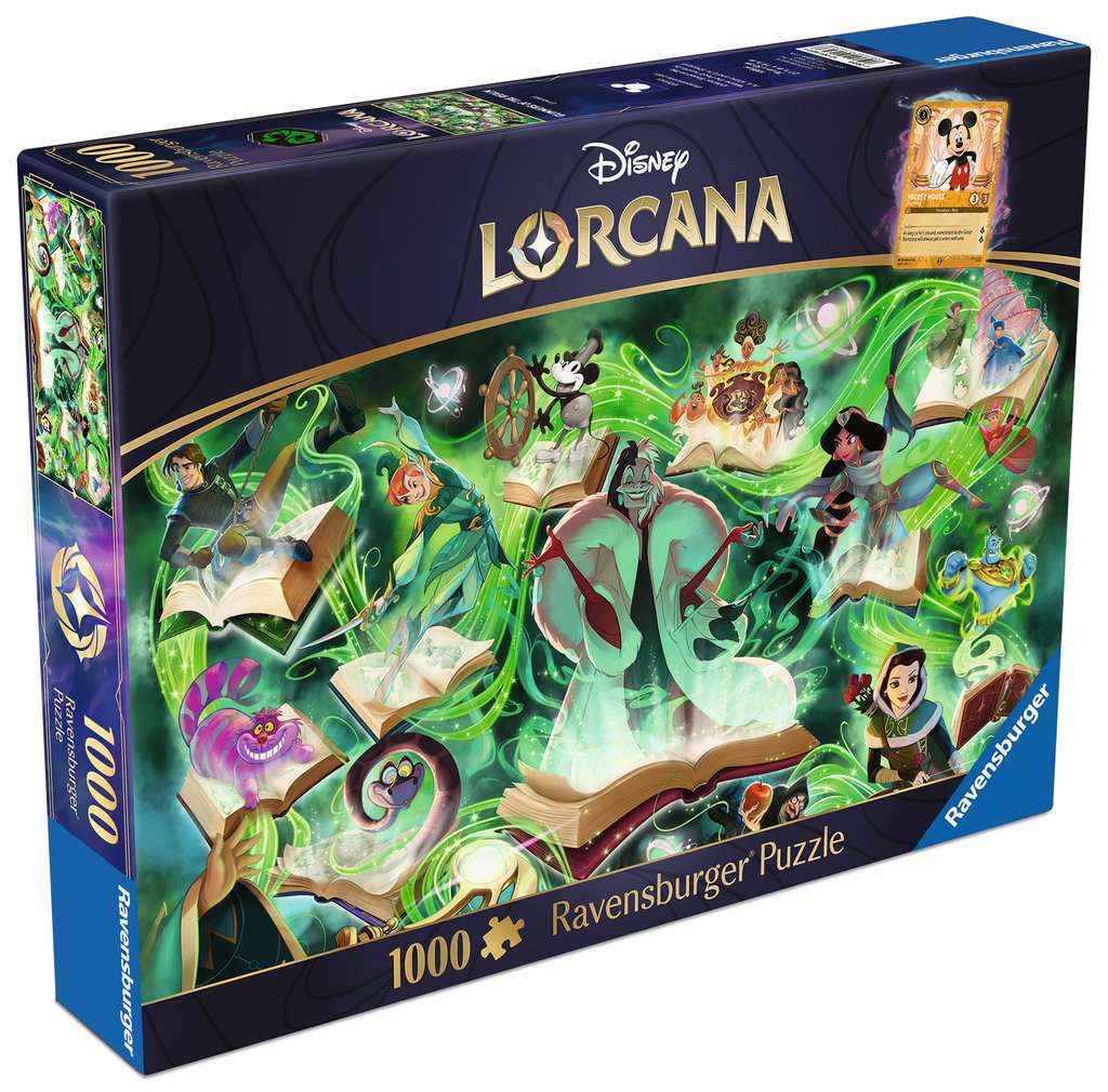 Puzzle: Disney Lorcana – Glimmers of the Realm: Emerald (1000 Teile)