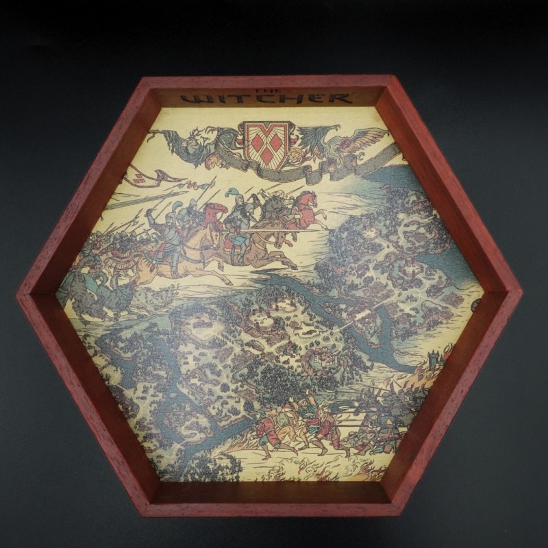 The Witcher Wooden Dice Tray