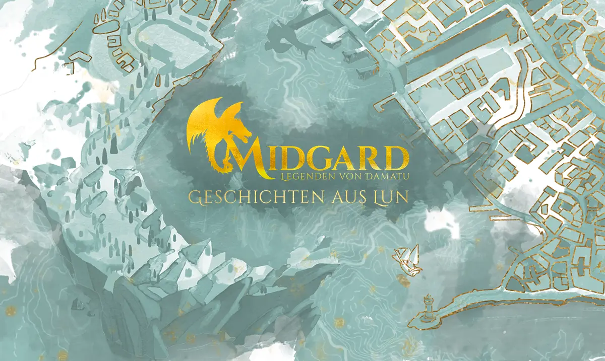 Midgard Legenden von Damatu; Geschichten aus Lun; Illustration der Stadt Lun