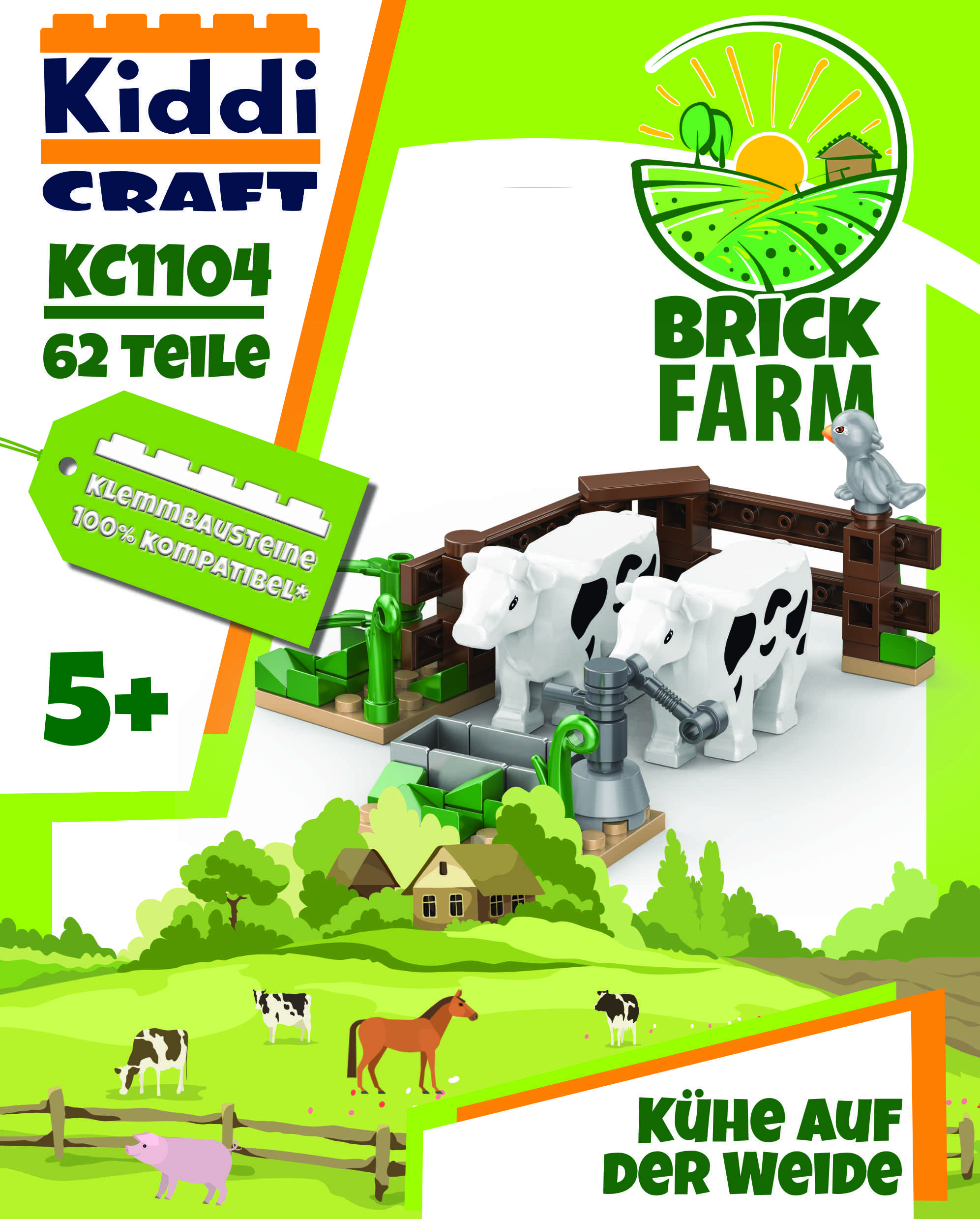 Brickfarm Kühe auf der Weide