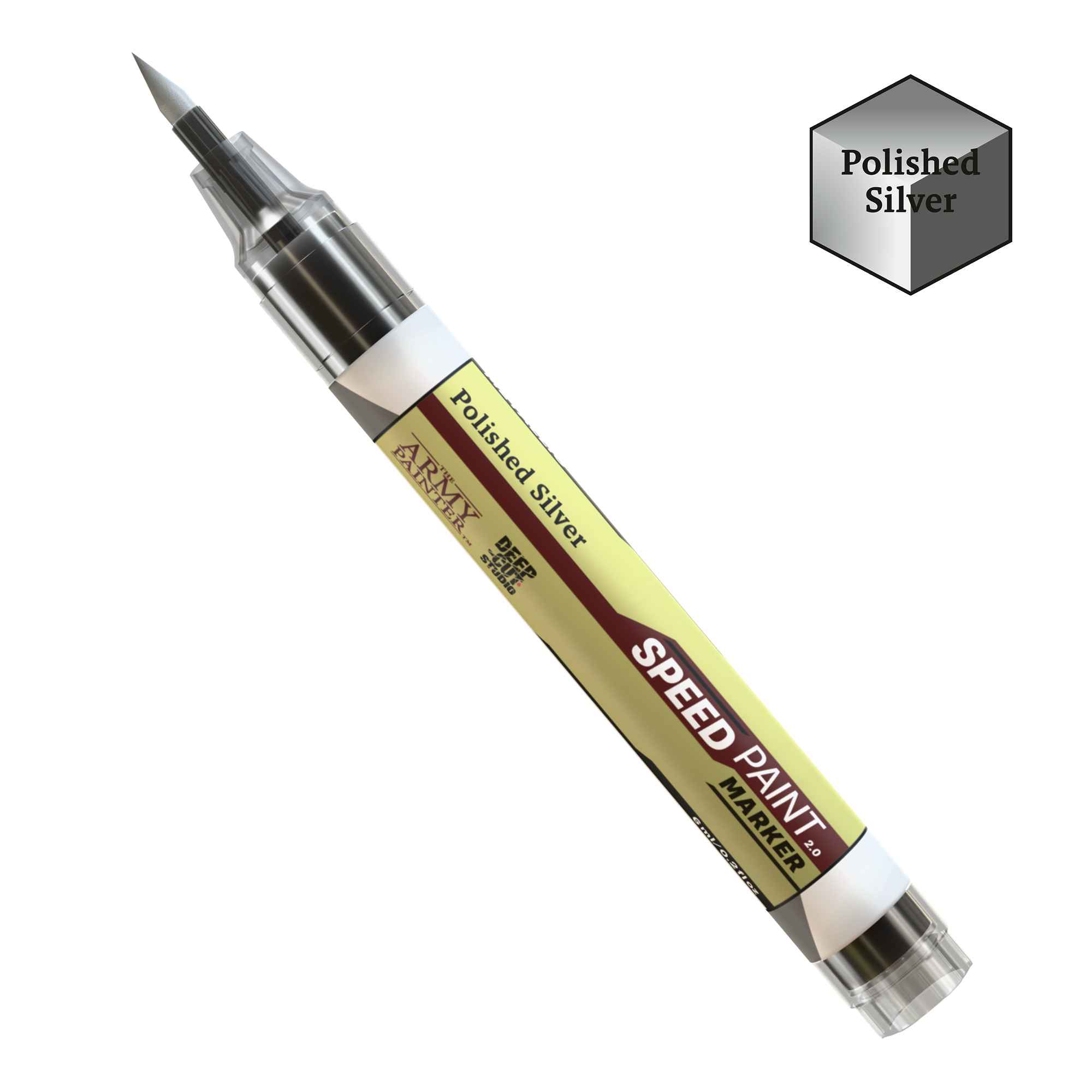 Army Painter Speedpaint: Marker Polished Silver