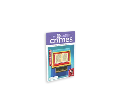 Produktgrafik des Krimispiels MiniCrimes - Ein wertvolles Buch