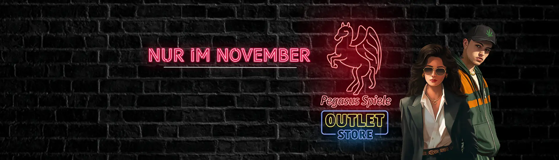 Alle Infos Nur im November im Pegasus Spiele Outlet-Store