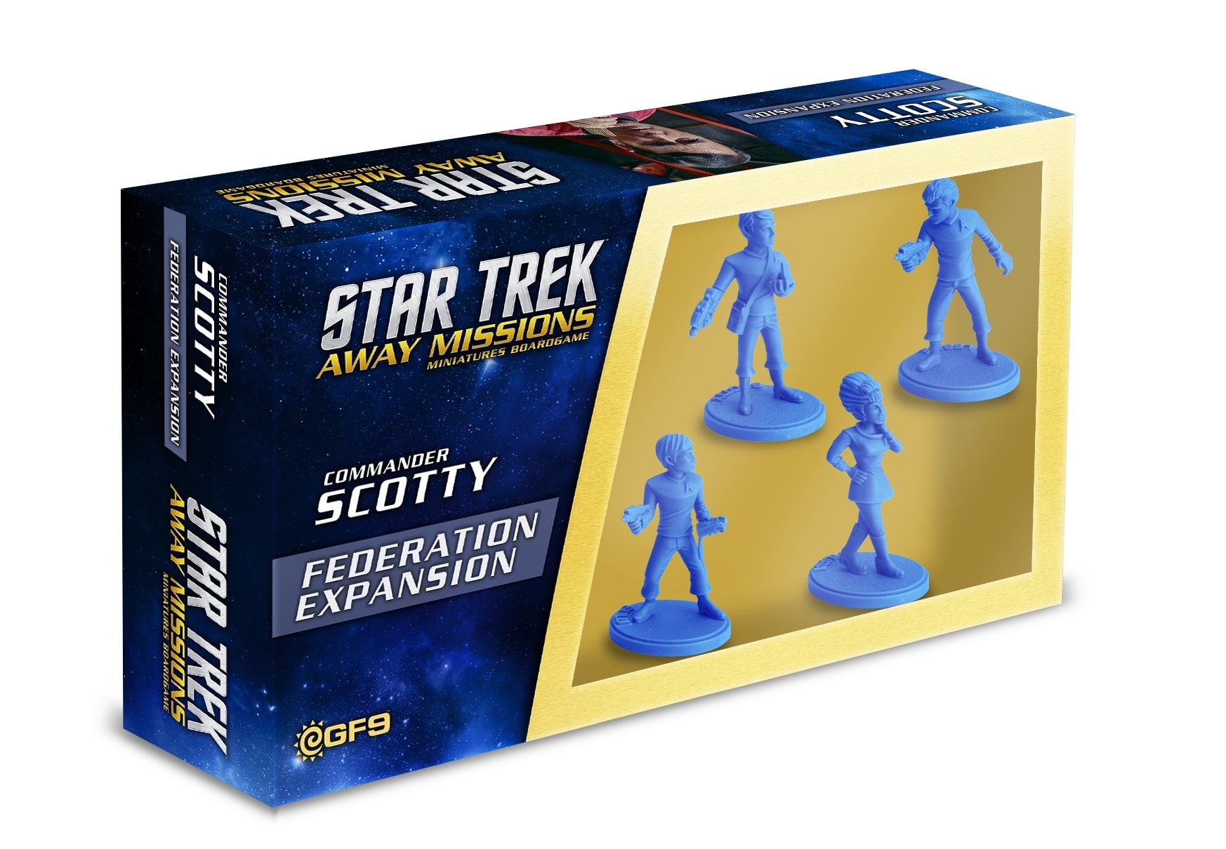 Star Trek Away: Classic Federation Team 2: Scotty, Sulu, Uhura, Leslie[Expansion]
